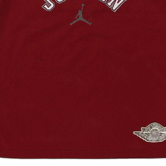 Vintage burgundy Age 16-18 Jordan Jersey - boys large