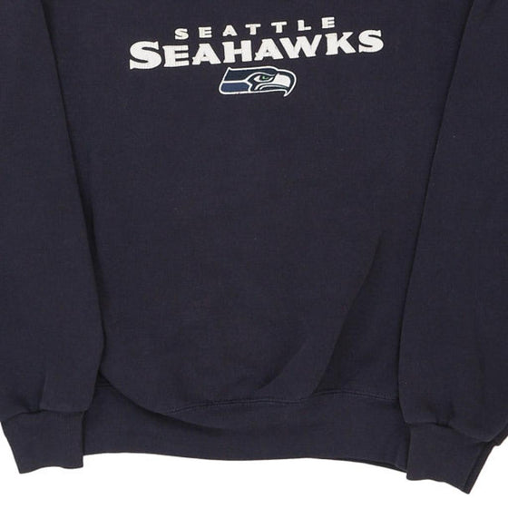 Vintage navy Age 14-16 Seattle Seahawks Nfl Sweatshirt - boys medium