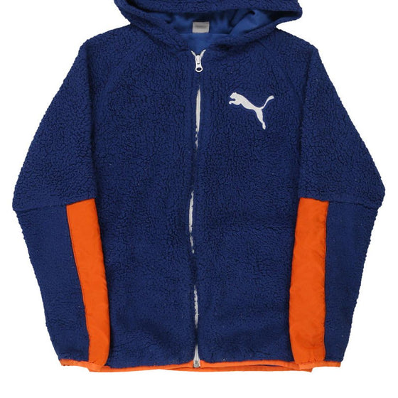 Vintage blue Age 11-12 Puma Fleece - boys medium