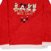 Vintage red Age 10-12 Disney Fleece - boys small