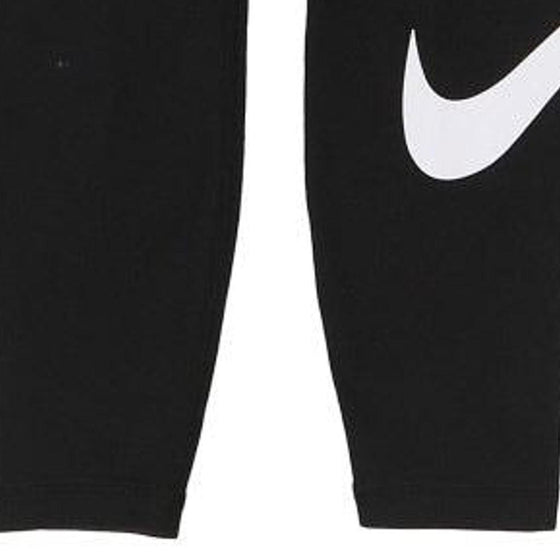 Bootleg Nike Leggings - XS Black Cotton Blend
