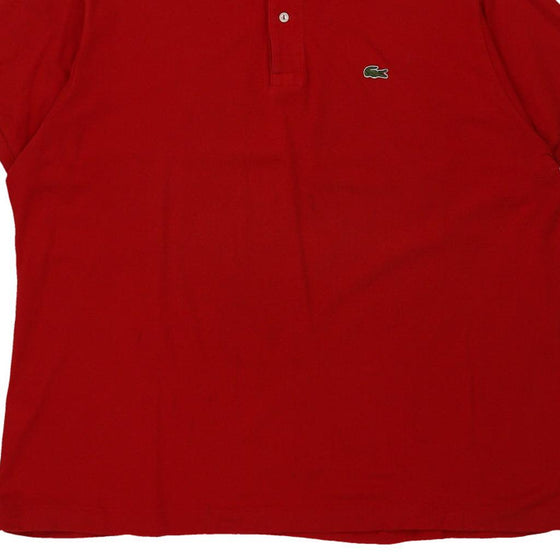 Vintage red Lacoste Polo Shirt - mens xxx-large