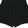 Vintage black Watergate Waistcoat - mens medium