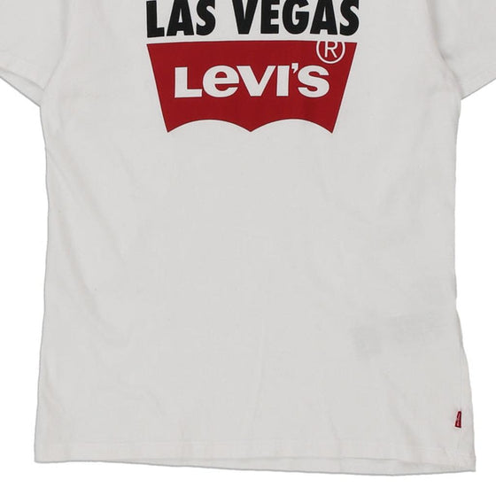 Vintage white Las Vegas Levis T-Shirt - mens x-small