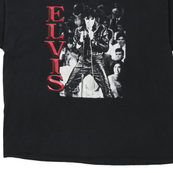 Vintage black Elvis Presley Graceland T-Shirt - mens xx-large