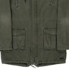 Vintage khaki Down Up Parka - mens x-large