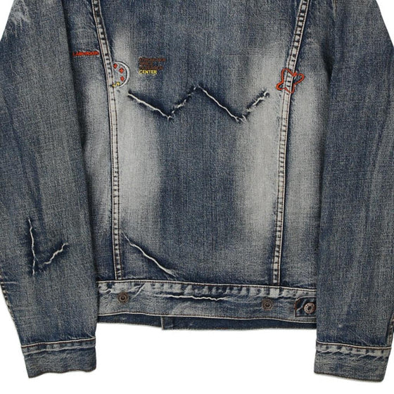 Vintage blue Strong Boy Denim Jacket - mens medium