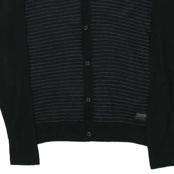 Vintage black Charro Cardigan - mens large