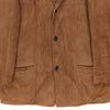 Vintage brown 1950s - 1960s Kurland Suede Jacket - mens xx-large