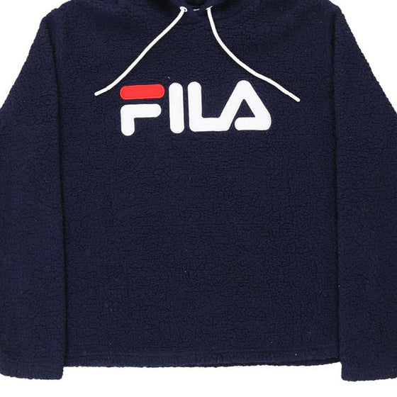 Vintage navy Fila Fleece - womens xx-large