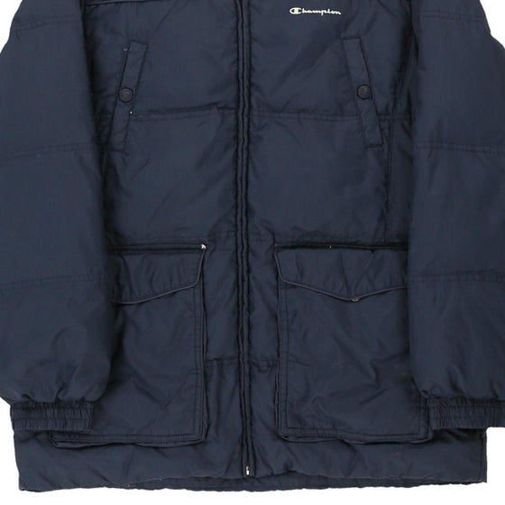 Vintage navy Age 13-14 Champion Puffer - boys x-large