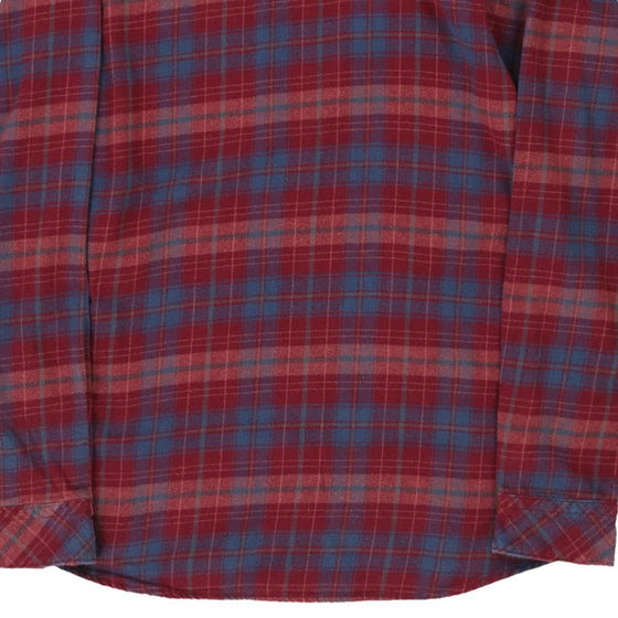 Vintage red Age 13 Quiksilver Flannel Shirt - boys large