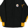 Vintage black Age 12-13 Pittsburgh Steelers Reebok Jacket - boys large