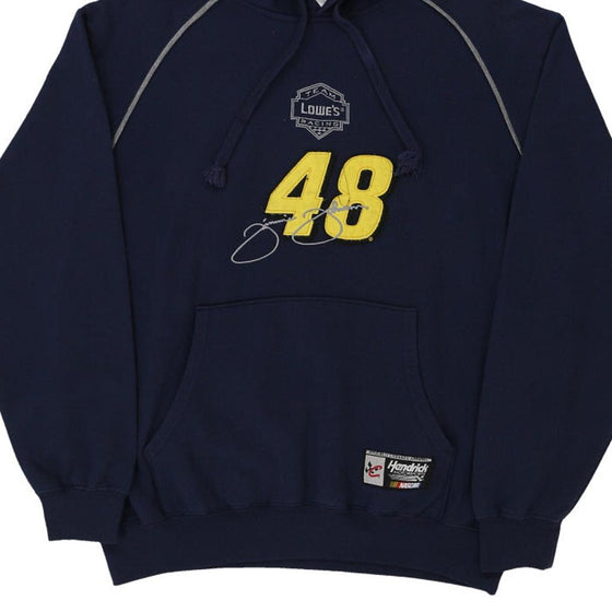 Vintage navy Jimmie Johnson Chase Authentics Hoodie - mens medium