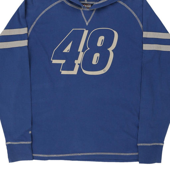 Vintage blue Jimmie Johnson Chase Authentics Hoodie - mens medium