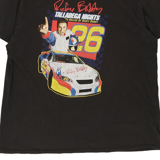 Vintage black Ricky Bobby Hybrid T-Shirt - mens x-large