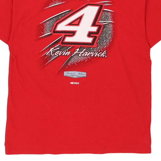 Vintage red Kevin Harvick Nascar T-Shirt - mens x-large