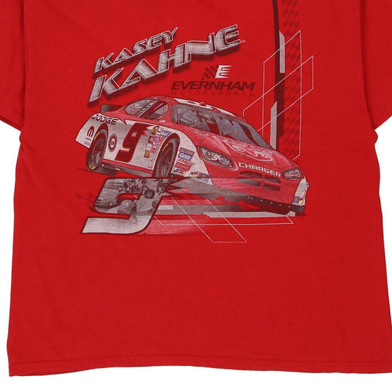 Vintage red Kasey Kahne Chase Authentics T-Shirt - mens large