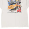 Vintage white Bobby Hamilton Chase Authentics T-Shirt - mens x-large