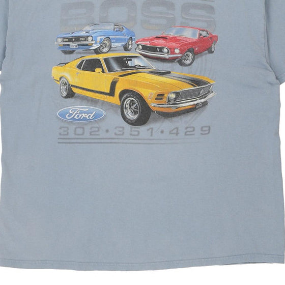 Vintage blue Nascar T-Shirt - mens xx-large