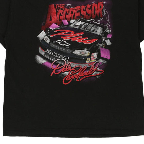 Vintage black Dale Earnhardt Nascar T-Shirt - mens x-large