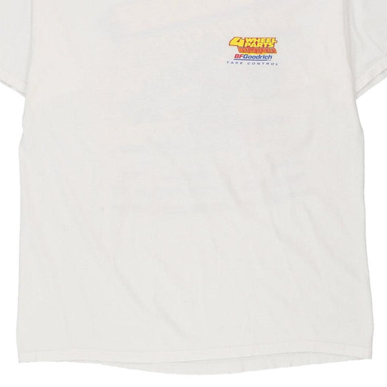 Vintage white Gildan T-Shirt - mens x-large