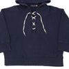 Vintage navy Polo Ralph Lauren Hoodie - mens x-small