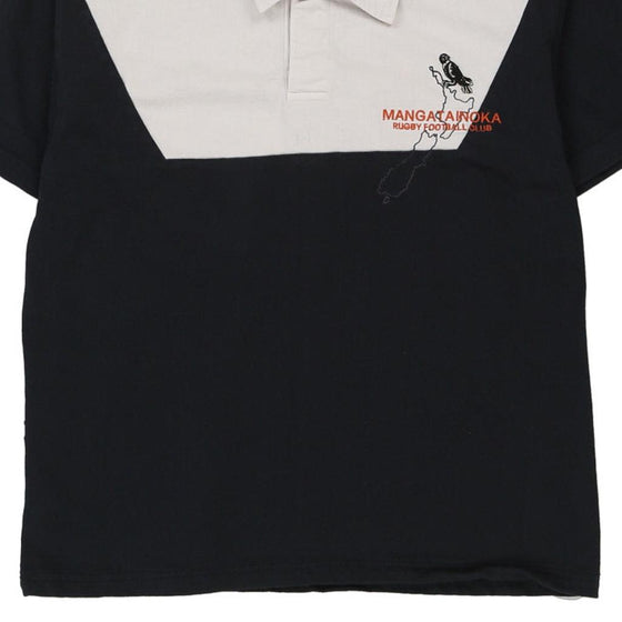 Vintage navy Mangatainoka Rugby Football Club Tui Polo Shirt - mens x-large