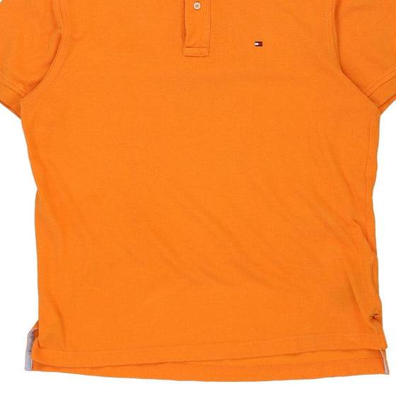 Vintage orange Tommy Hilfiger Polo Shirt - mens medium