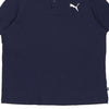 Vintage navy Puma Polo Shirt - mens x-large