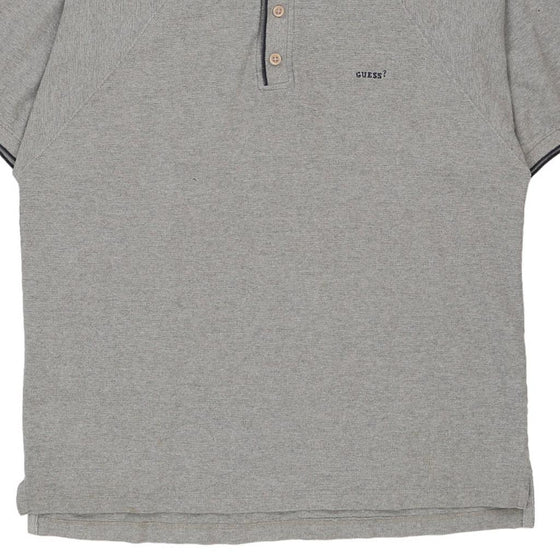 Vintage grey Golf Guess Polo Shirt - mens x-large