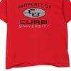 Vintage red Curb University Champion T-Shirt - mens x-large