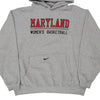 Vintage grey Maryland Basketball Nike Hoodie - womens xxx-large