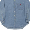 Vintage blue Big Shirt Ralph Lauren Denim Shirt - mens medium