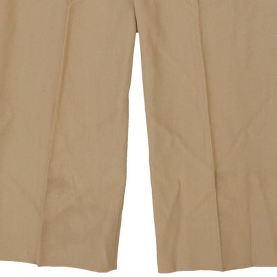 Vintage beige Bell Trousers - mens 34" waist