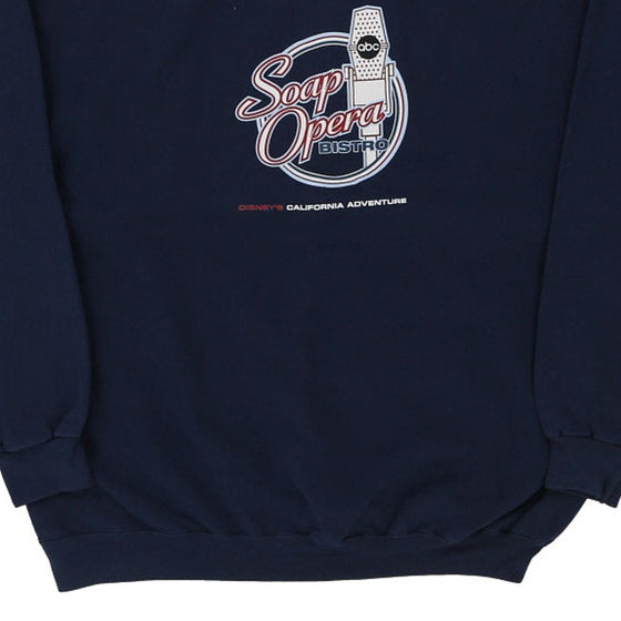 Vintage navy Made in USA Soap Opera Disney Sweatshirt - mens x-large