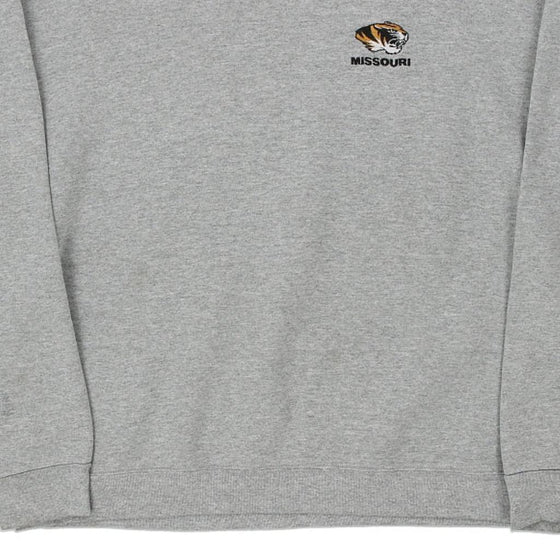 Vintage grey Missouri Tigers Fruit Of The Loom Sweatshirt - mens x-large