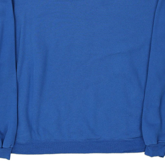 Vintage blue 1980s The Ronald Reagan Presidential Library Hanes Sweatshirt - mens x-large