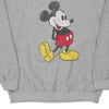 Vintage grey Mickey Mouse Disney Sweatshirt - mens x-large