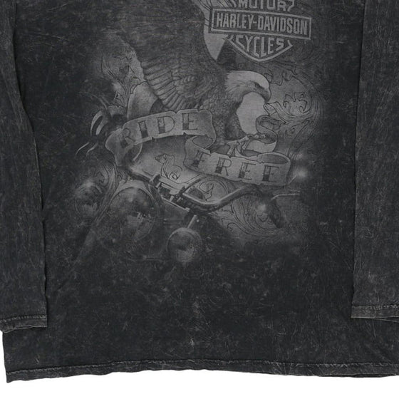 Vintage black Las Cruces, New Mexico Harley Davidson Long Sleeve T-Shirt - mens xxx-large