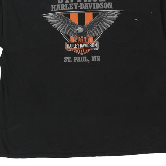 Vintage black St. Paul, Minnesota Harley Davidson T-Shirt - mens xxx-large