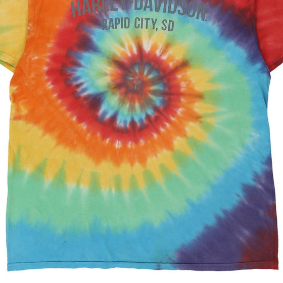 Vintage multicoloured Rapid City, South Dakota Harley Davidson T-Shirt - mens x-large