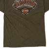 Vintage khaki Eden Prairie, Minnesota Harley Davidson T-Shirt - mens large