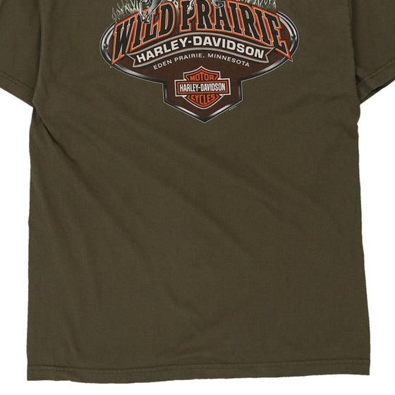 Vintage khaki Eden Prairie, Minnesota Harley Davidson T-Shirt - mens large