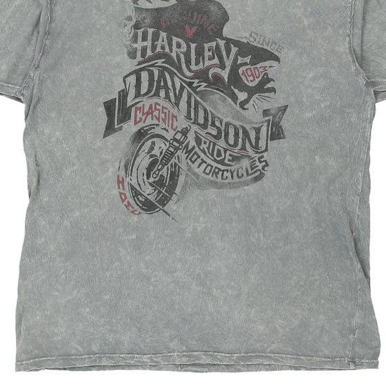 Vintage grey Honolulu, Hawaii Harley Davidson T-Shirt - mens x-large