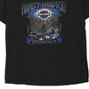 Vintage black Quebec City, Quebec Harley Davidson T-Shirt - mens x-large