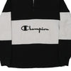 Vintage black & white Champion Rugby Shirt - mens medium