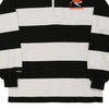 Vintage black & white Barbarian Rugby Shirt - mens medium