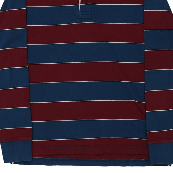 Vintage block colour Lands End Rugby Shirt - mens medium