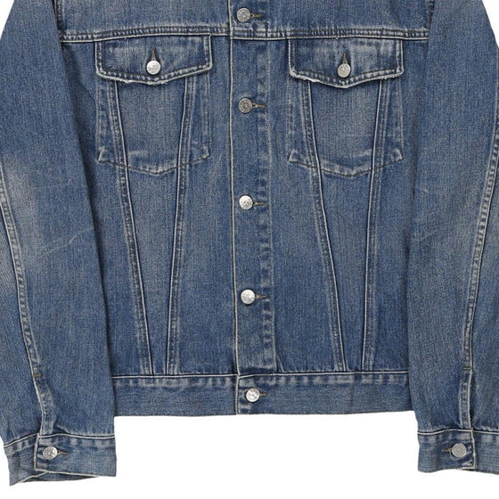 Vintage blue Clark Jeans Denim Jacket - mens x-large